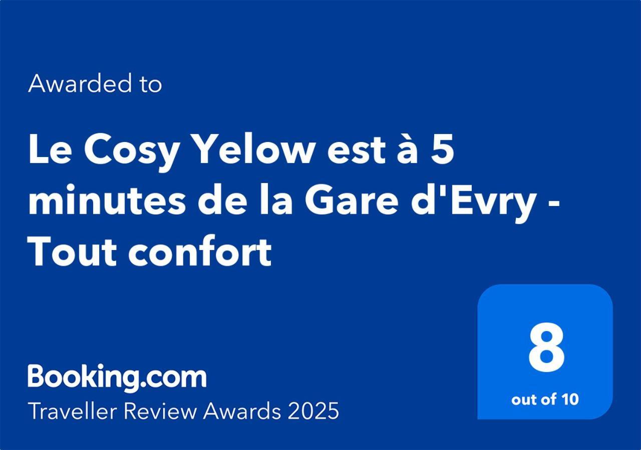 Le Cosy Yellow Appartement Lumineux A 5 Min De La Gare D'Evry Avec Parking Gratuit Courcouronnes Exterior photo